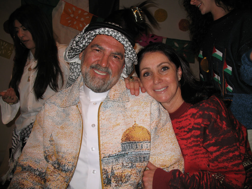 Jerusalem Tapestry Zip-Up Jacket