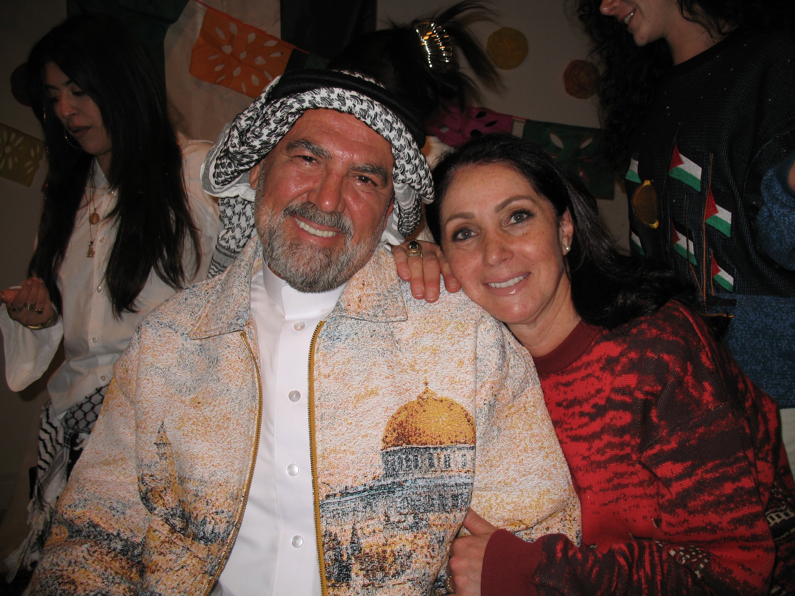 Jerusalem Tapestry Zip-Up Jacket