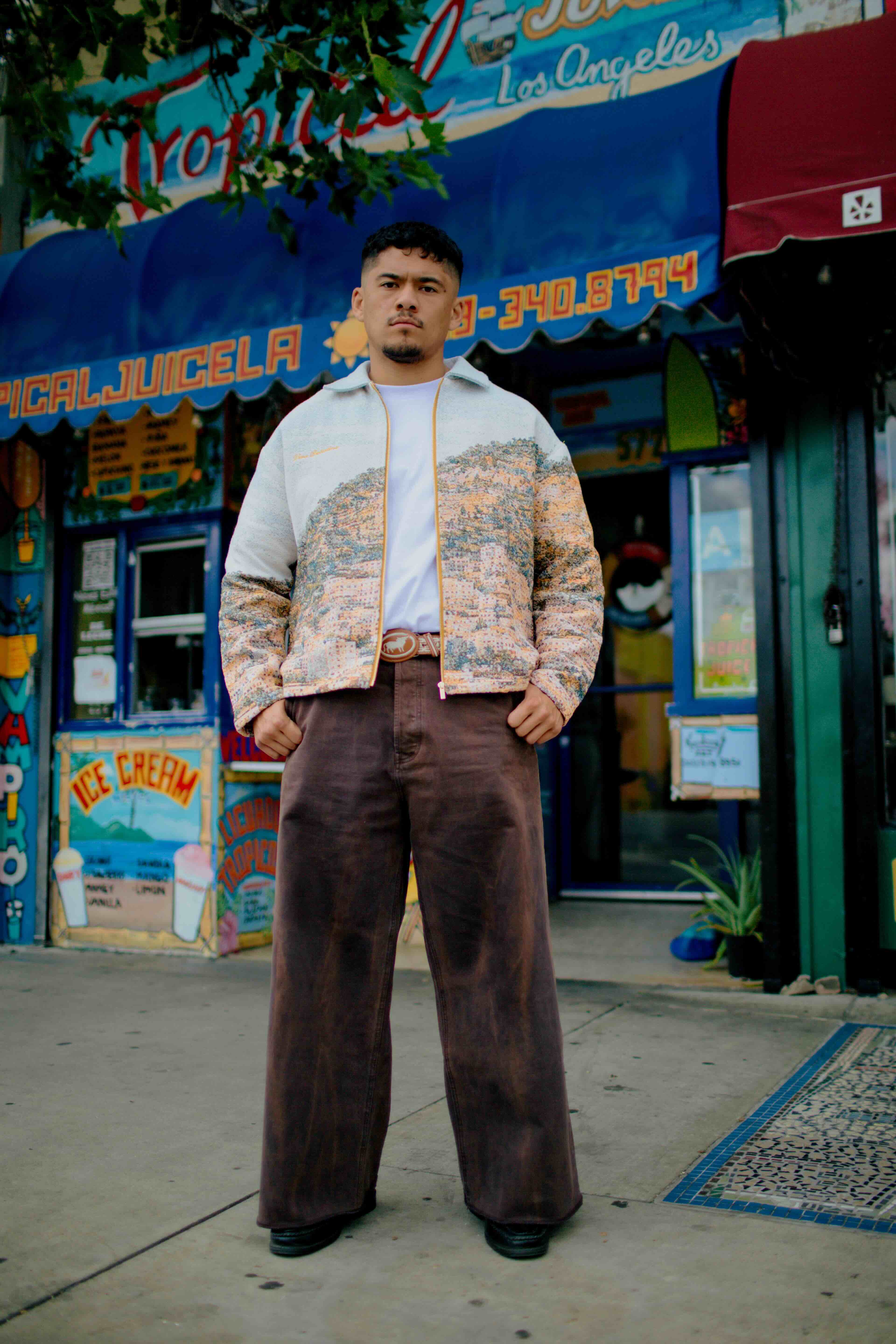 Nablus Tapestry Zip-Up Jacket