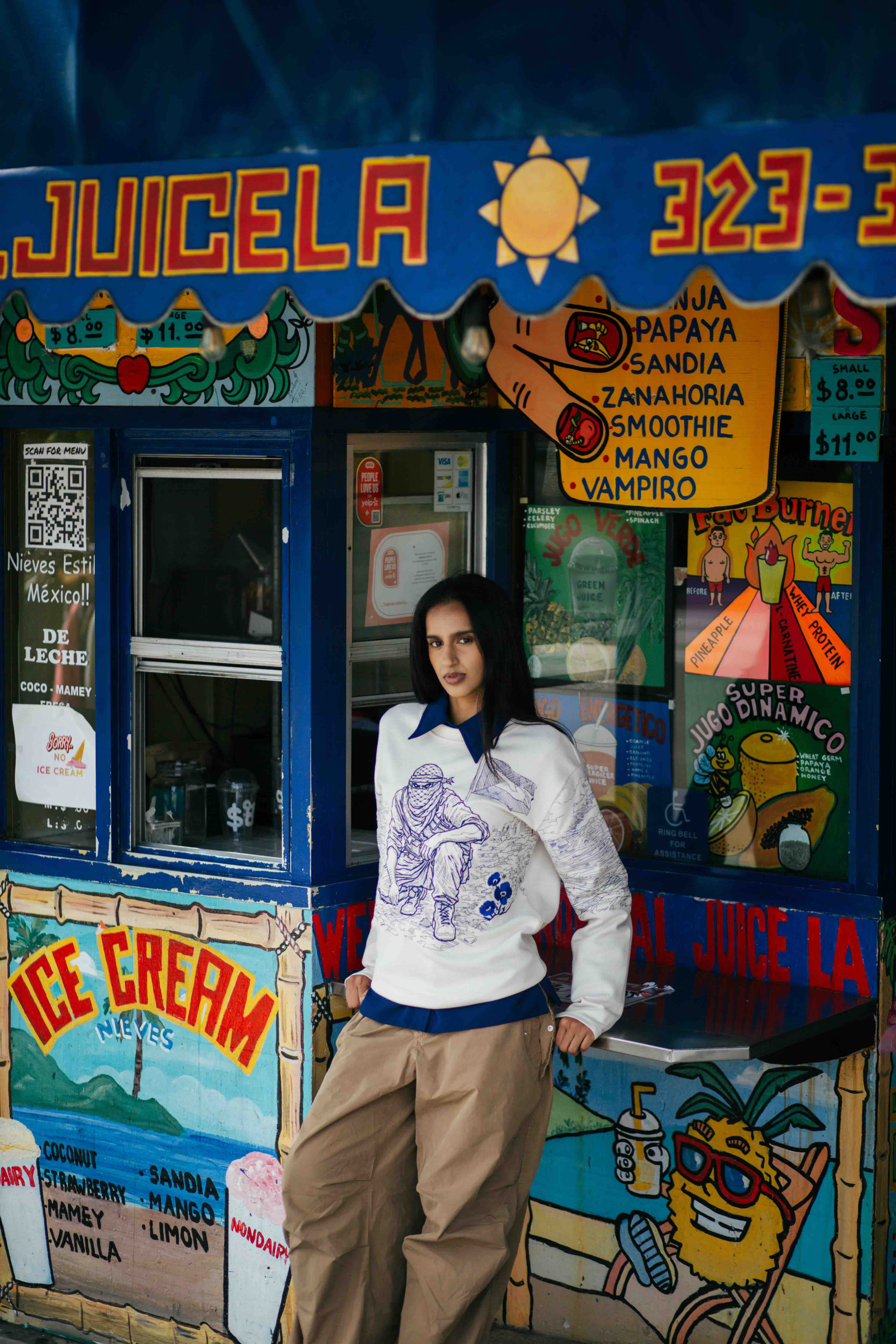 Resistencia Ribbed Embroidered Long Sleeve