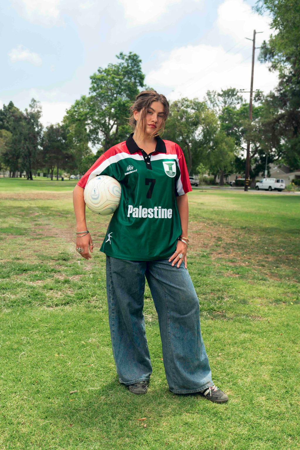 Palestine 1999 Alternate Retro Jersey - Watermelon