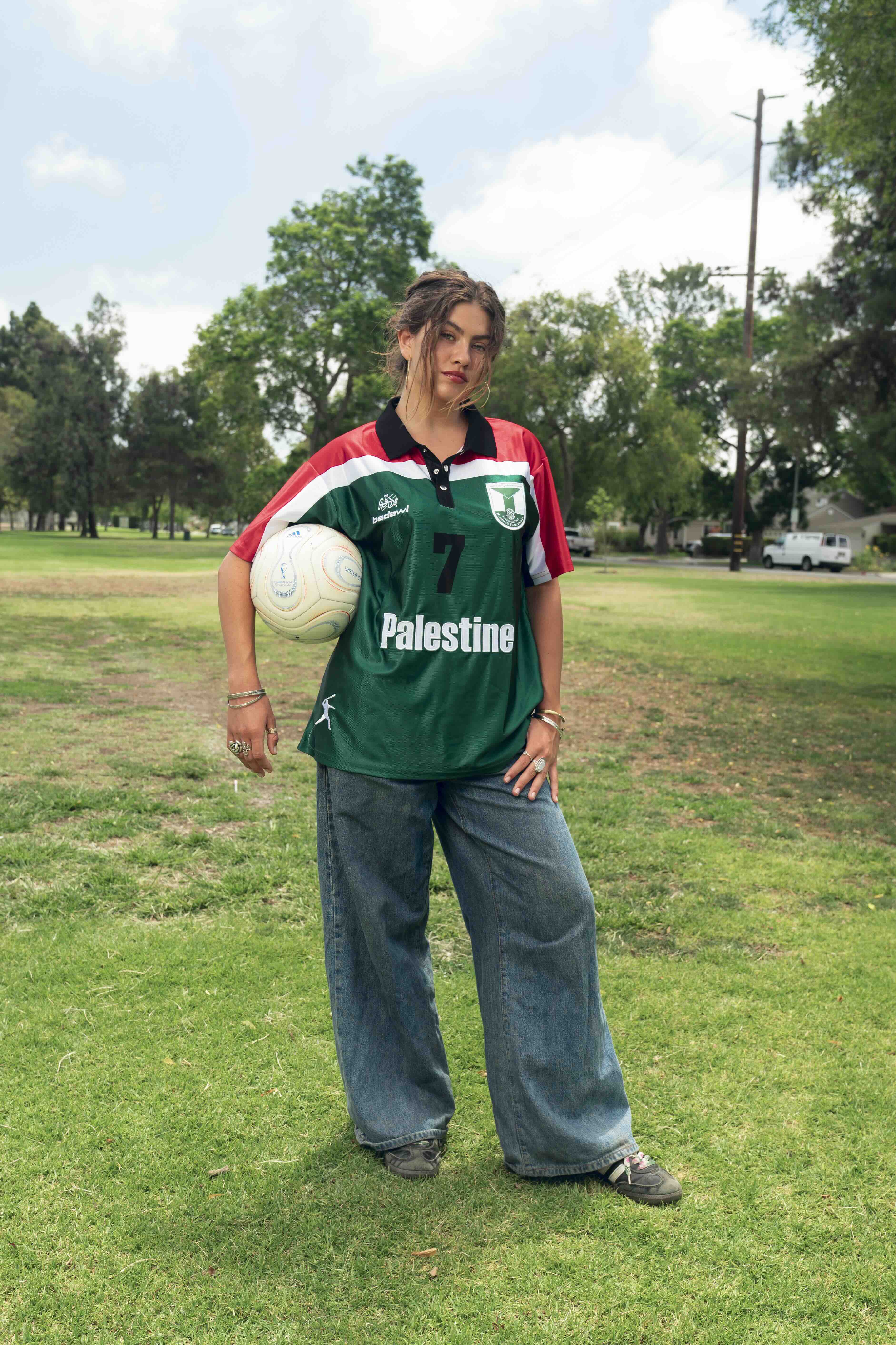 Palestine 1999 Alternate Retro Jersey - Watermelon