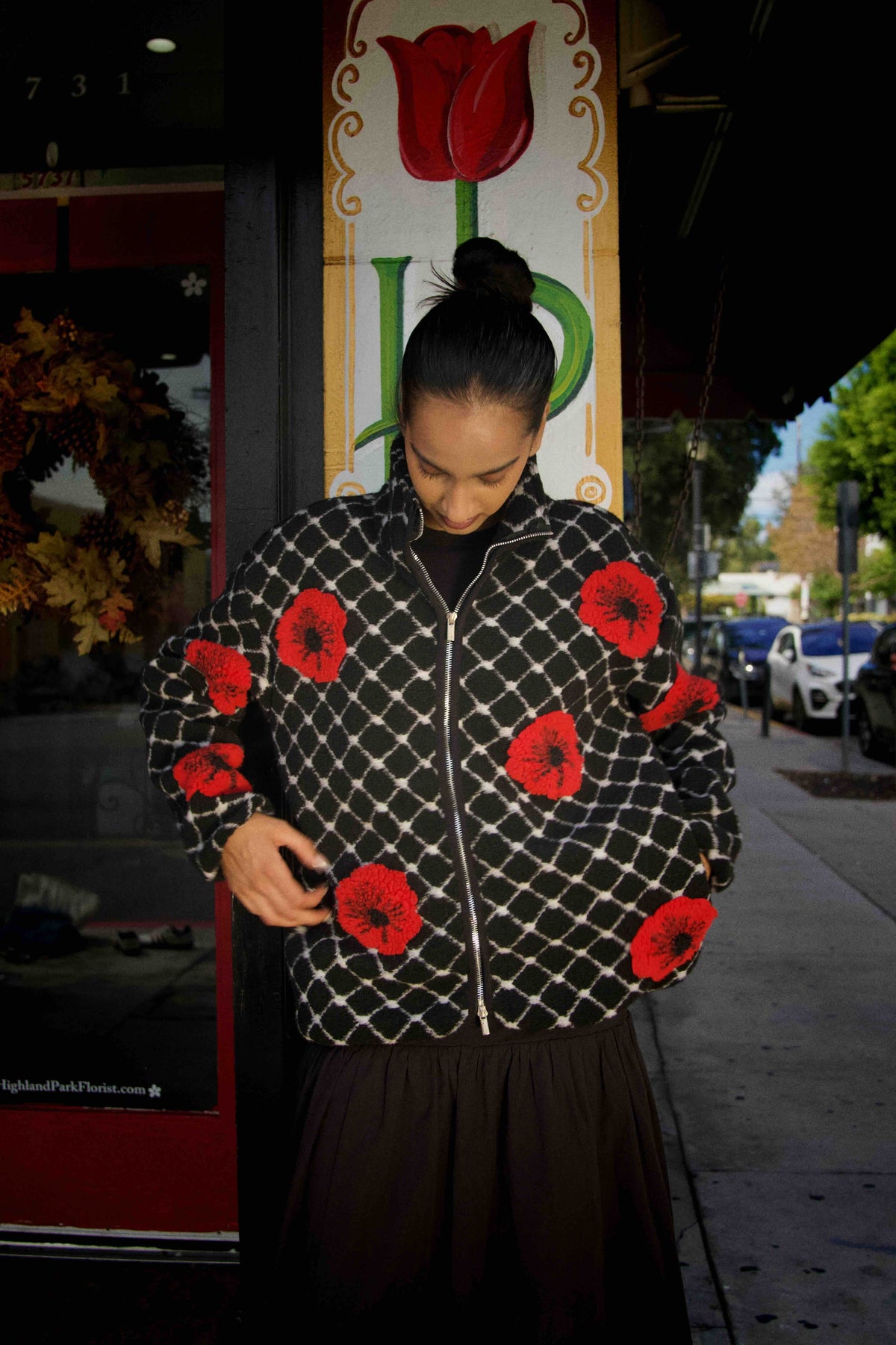 Palestina Poppy Sherpa - Noir