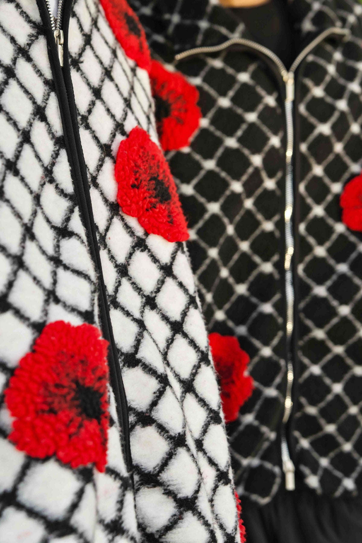 Palestina Poppy Sherpa - Blanc
