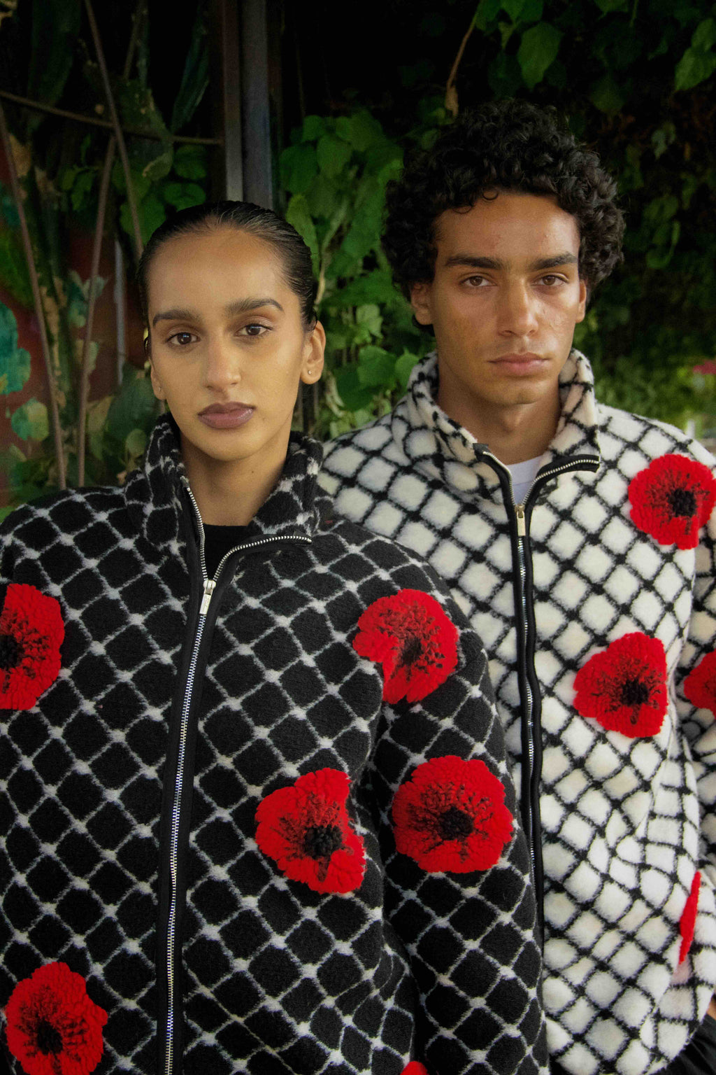 Palestina Poppy Sherpa - Blanc