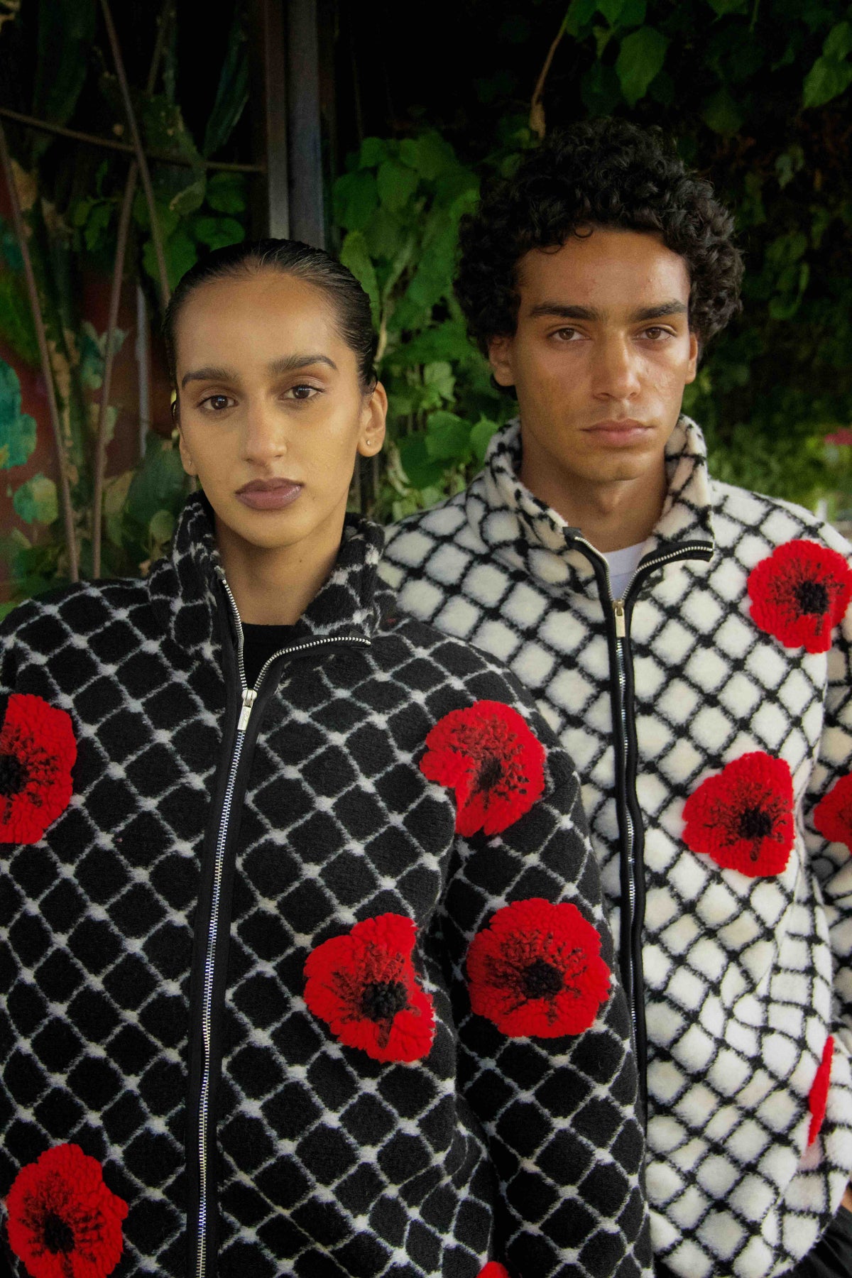 Palestina Poppy Sherpa - Blanc