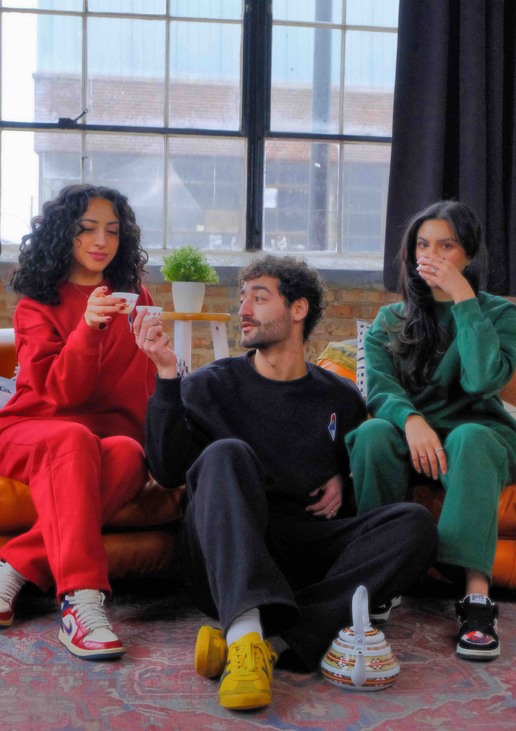 Resistance Fleece Crewneck - Deep Green