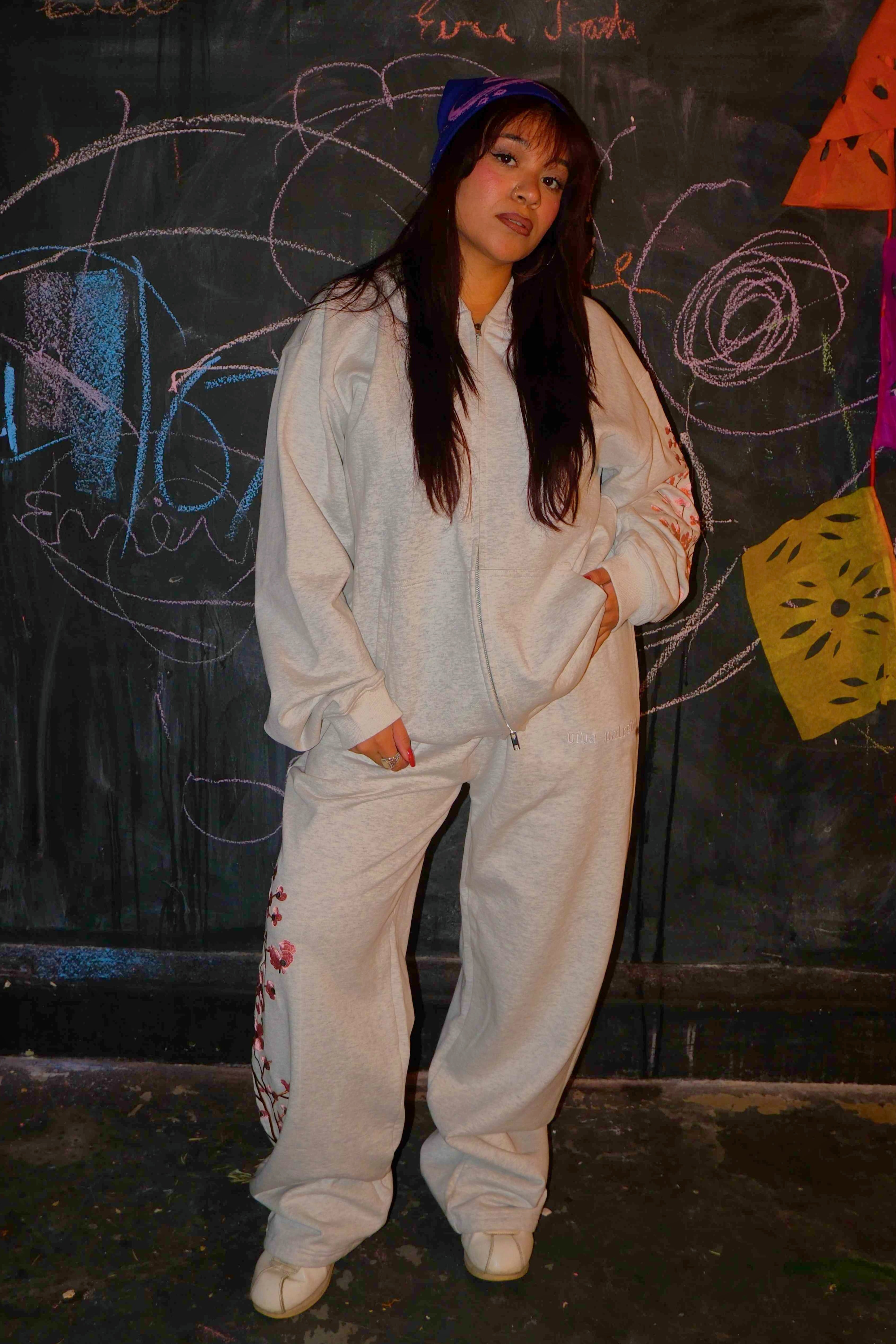 Viva Palestina Poppy Sweatpants - Sports Gray