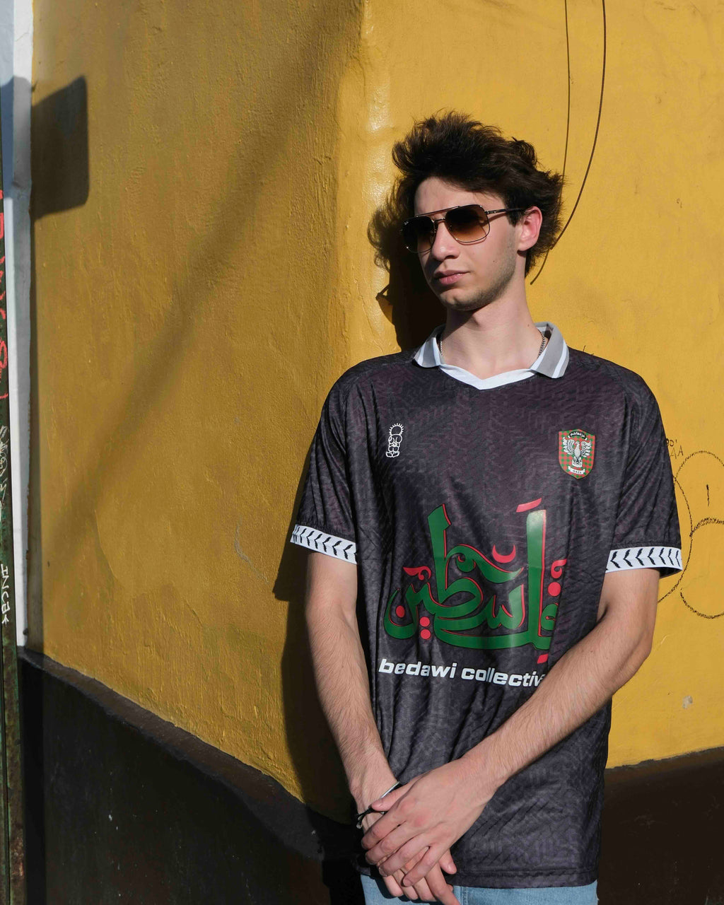 Filasteen Tatreez Home Jersey - Black
