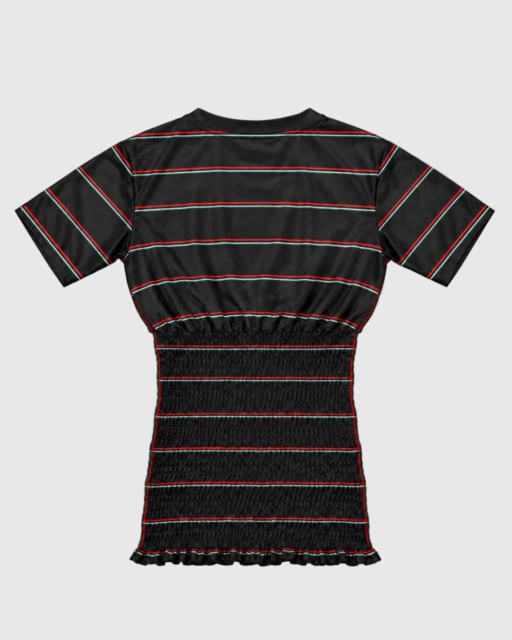 Viva Palestina '99 Ruched Jersey - Milano Black