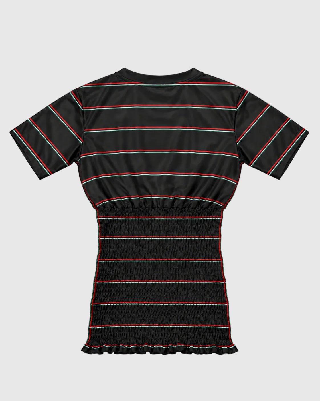 Viva Palestina '99 Ruched Jersey - Milano Black