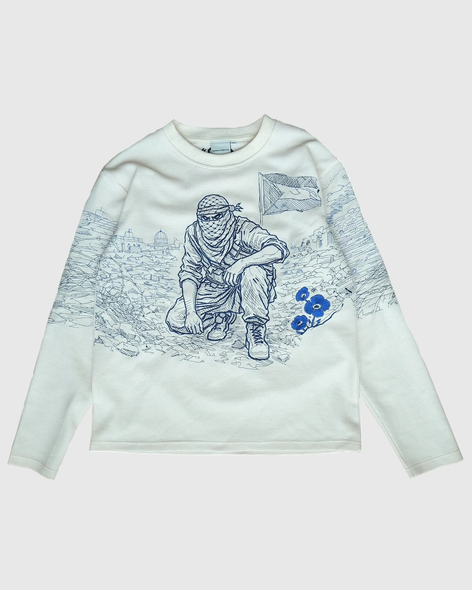 Resistencia Ribbed Embroidered Long Sleeve